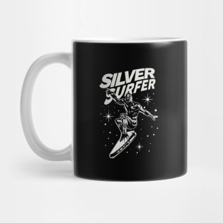 surfer galaxy retro classic Mug